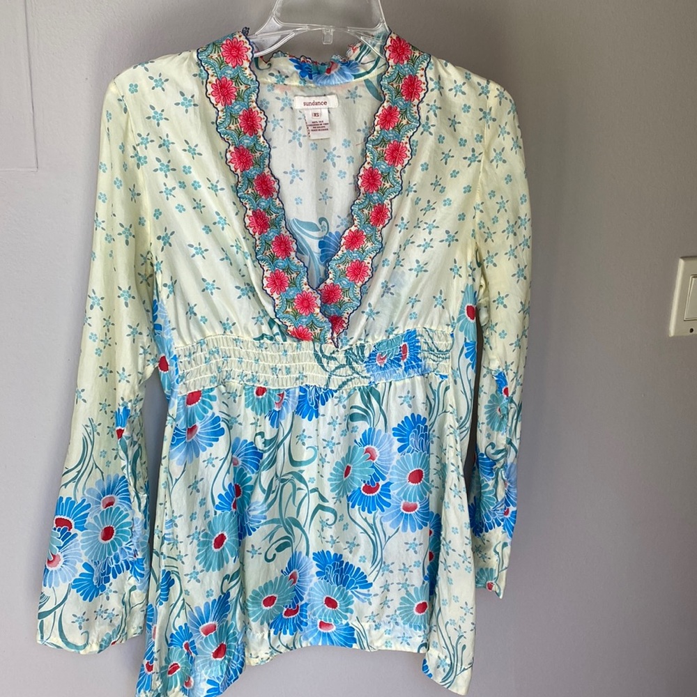 Sundance Silk Tunic Top